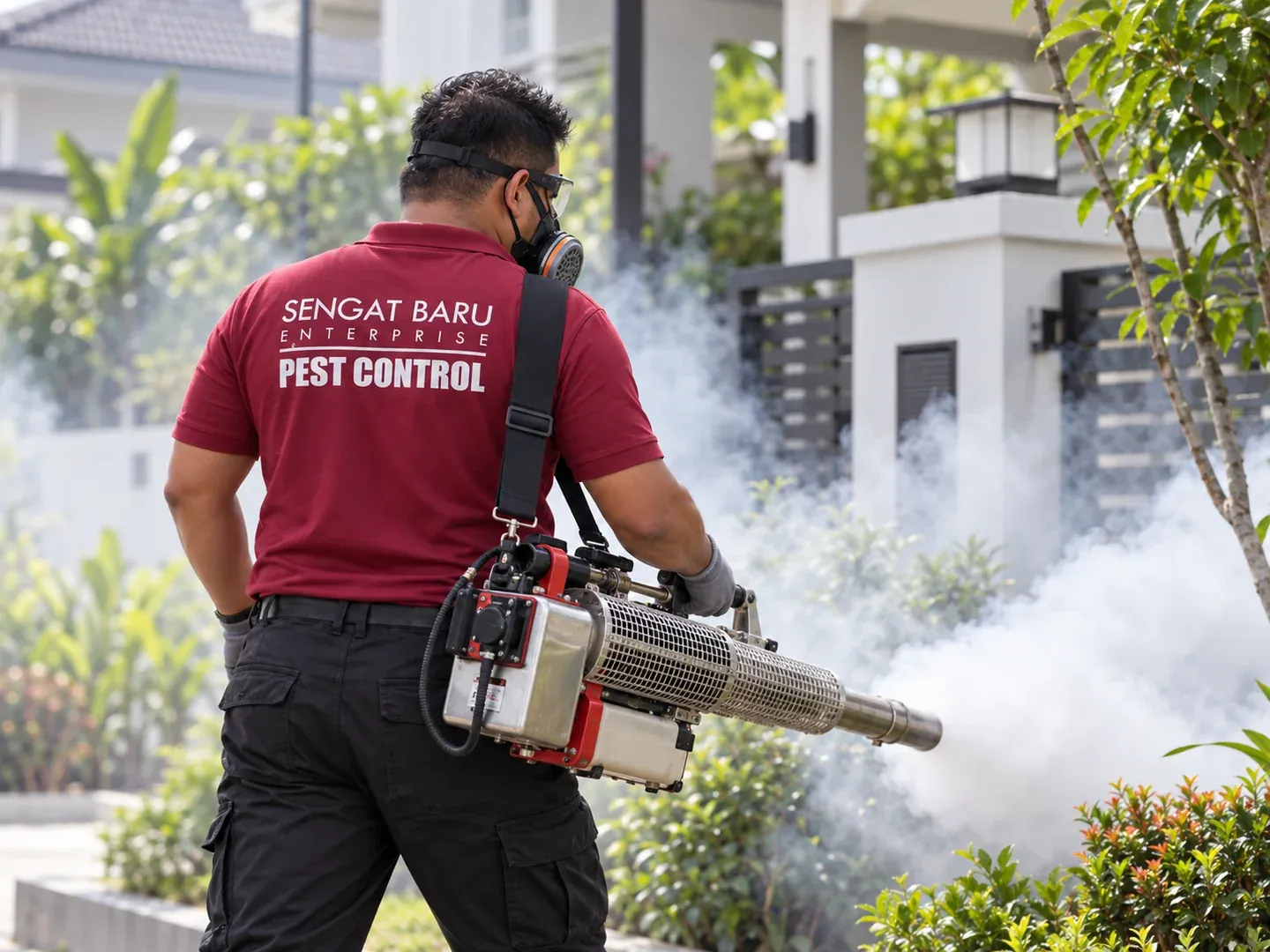 Gambaran fogging untuk keperluan pest control