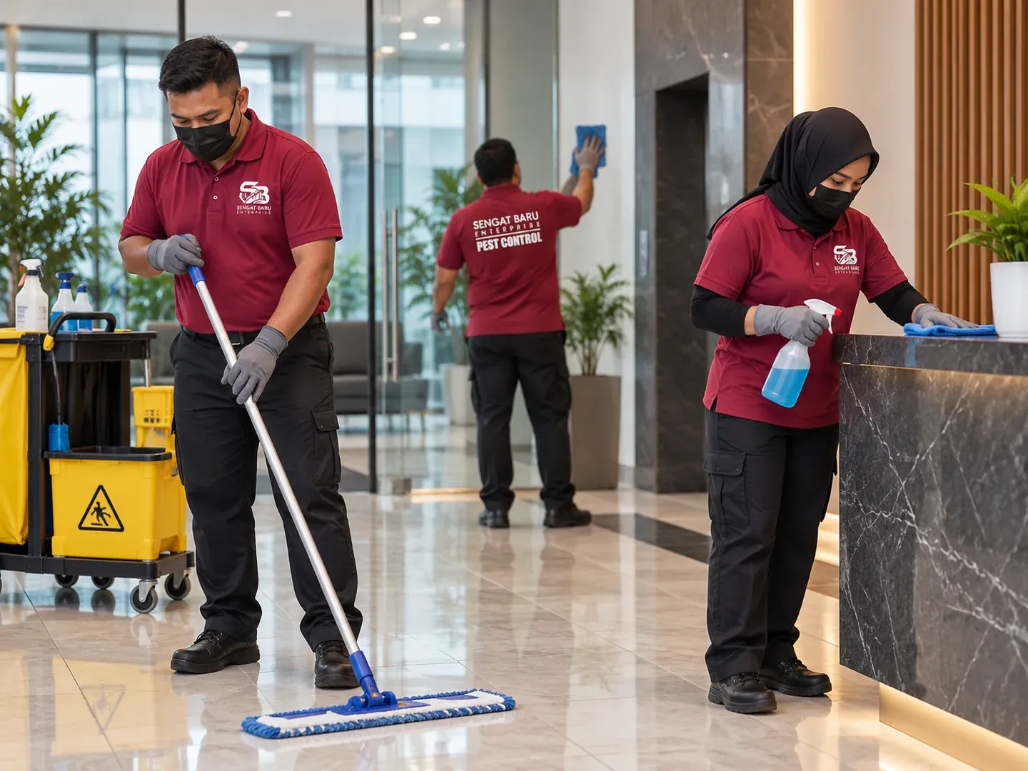 Gambaran perkhidmatan Cleaning