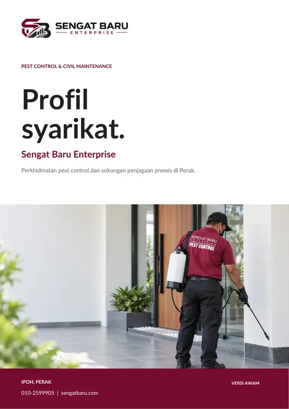 Kulit Company Profile Sengat Baru Enterprise versi awam
